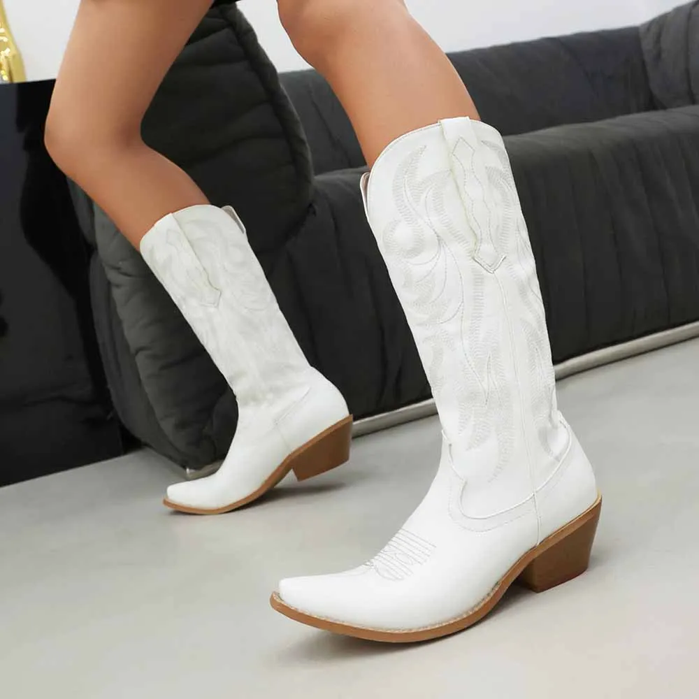Metallic Cowboy Boots For Women
