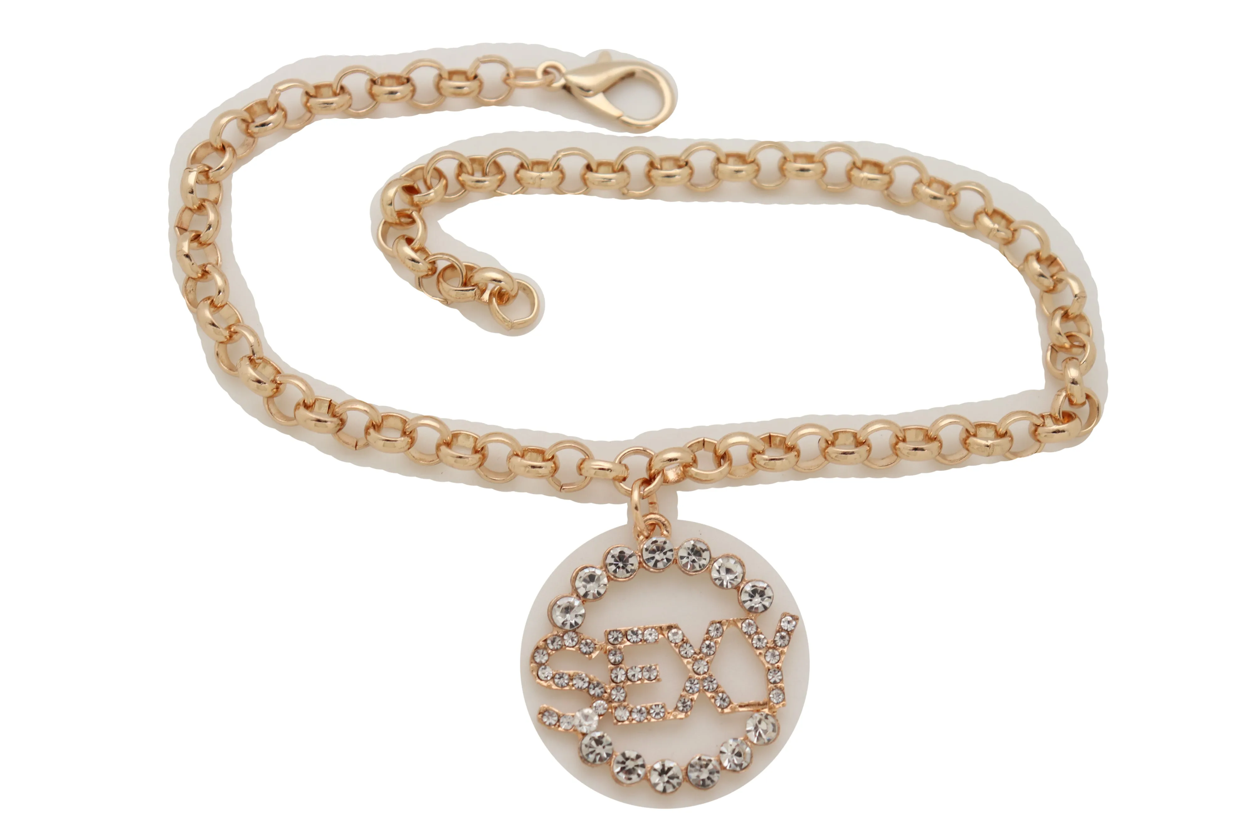 Women Gold Metal Chain Boot Bracelet Anklet Shoe SEXY Charm Hip Hop Street